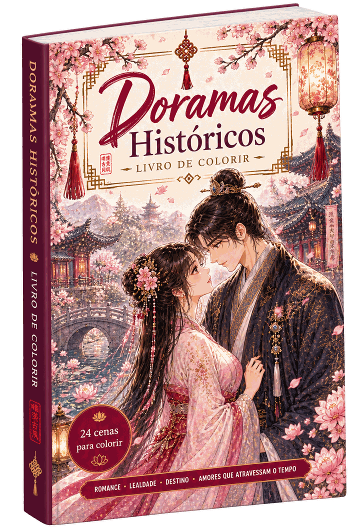 Livro de colorir Doramas Históricos
