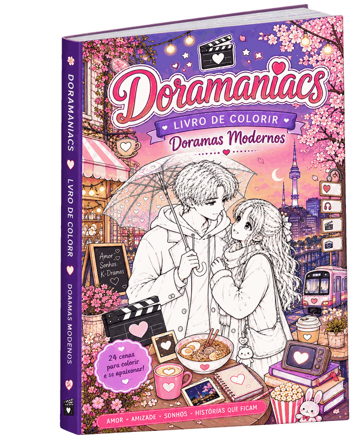 Livro de colorir Doramas Modernos
