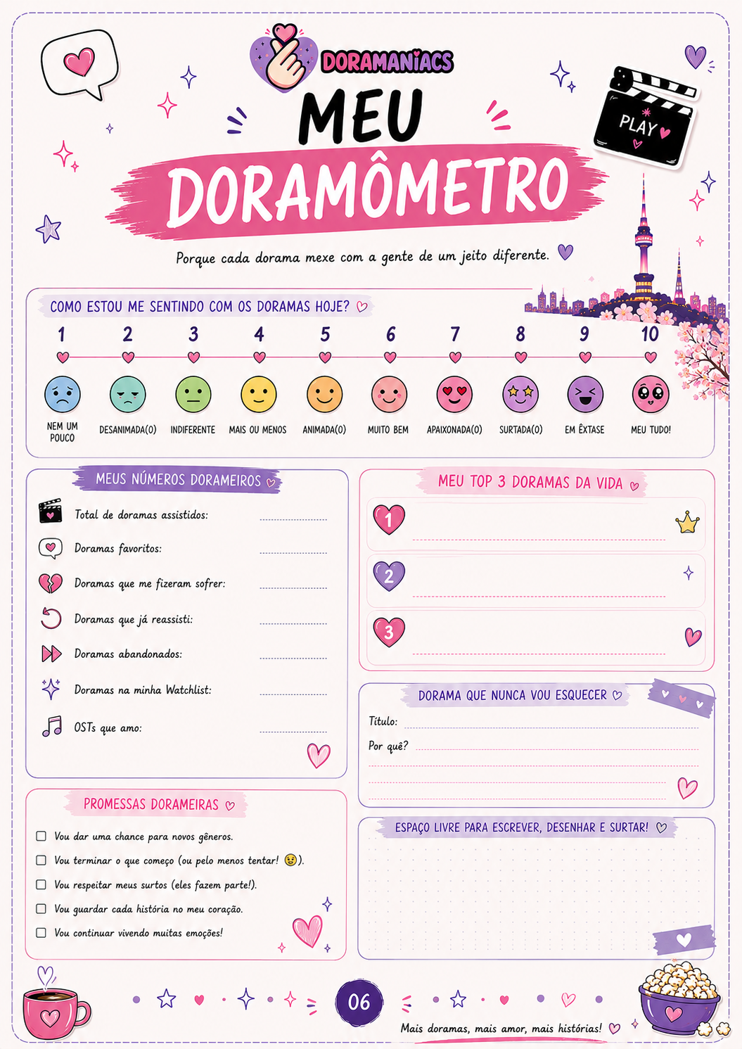 Página Meu Doramômetro